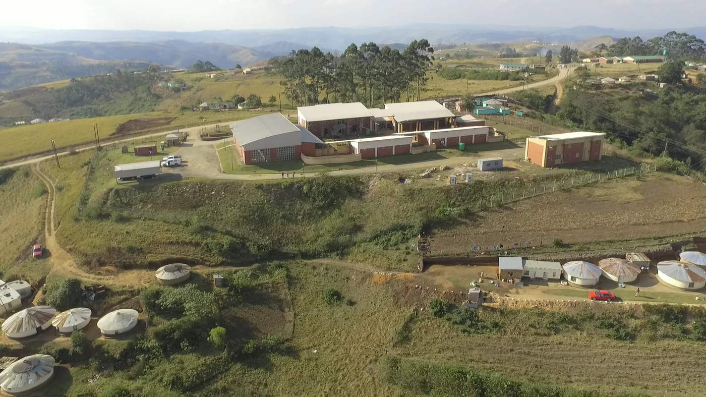 The FireHawk team hopes to erect a camera tower at the Thusong Community Centre in Nhlazuka Photo © Carly Louw/Oxpeckers