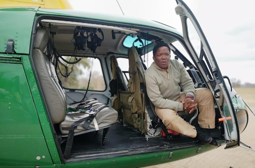 Captain David Simelane, SANParks First Black Pilot.