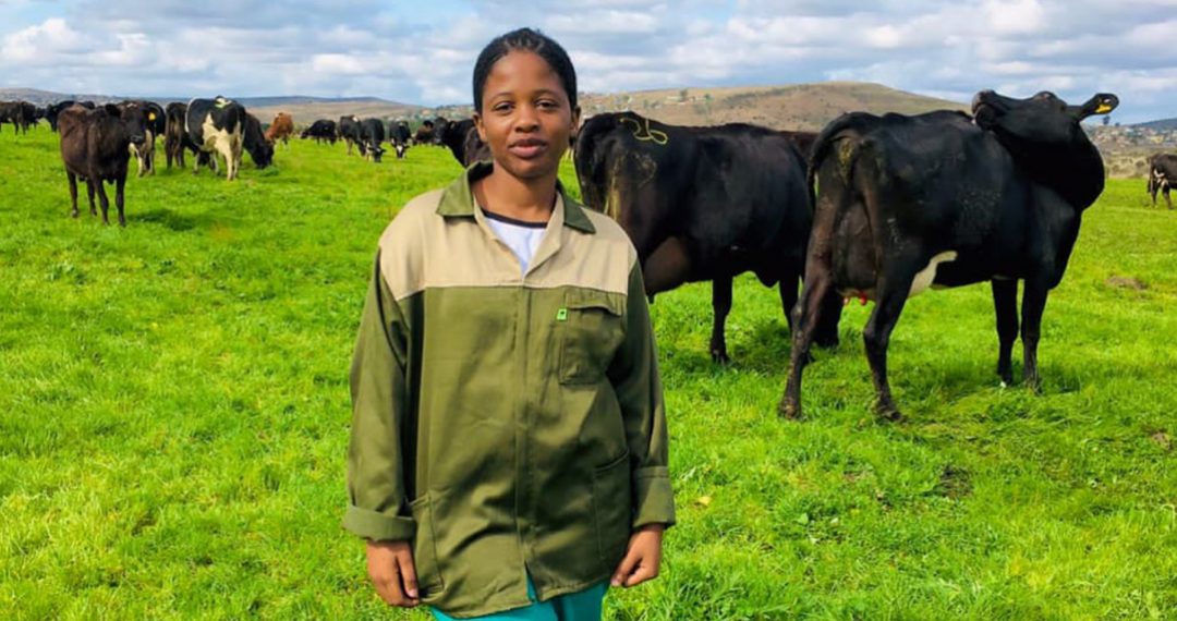 Following in her uncle's footsteps to become a female livestock farmer