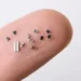 Nanotechnology components placed on a finger