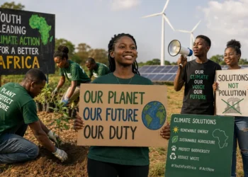 African youth caring for the environment
